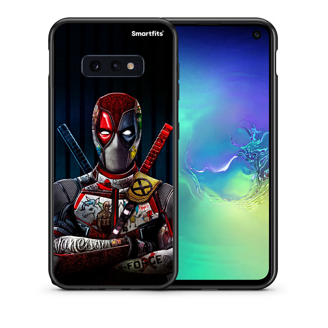 Θήκη Samsung S10e Funny Guy από τη Smartfits με σχέδιο στο πίσω μέρος και μαύρο περίβλημα | Samsung S10e Funny Guy case with colorful back and black bezels