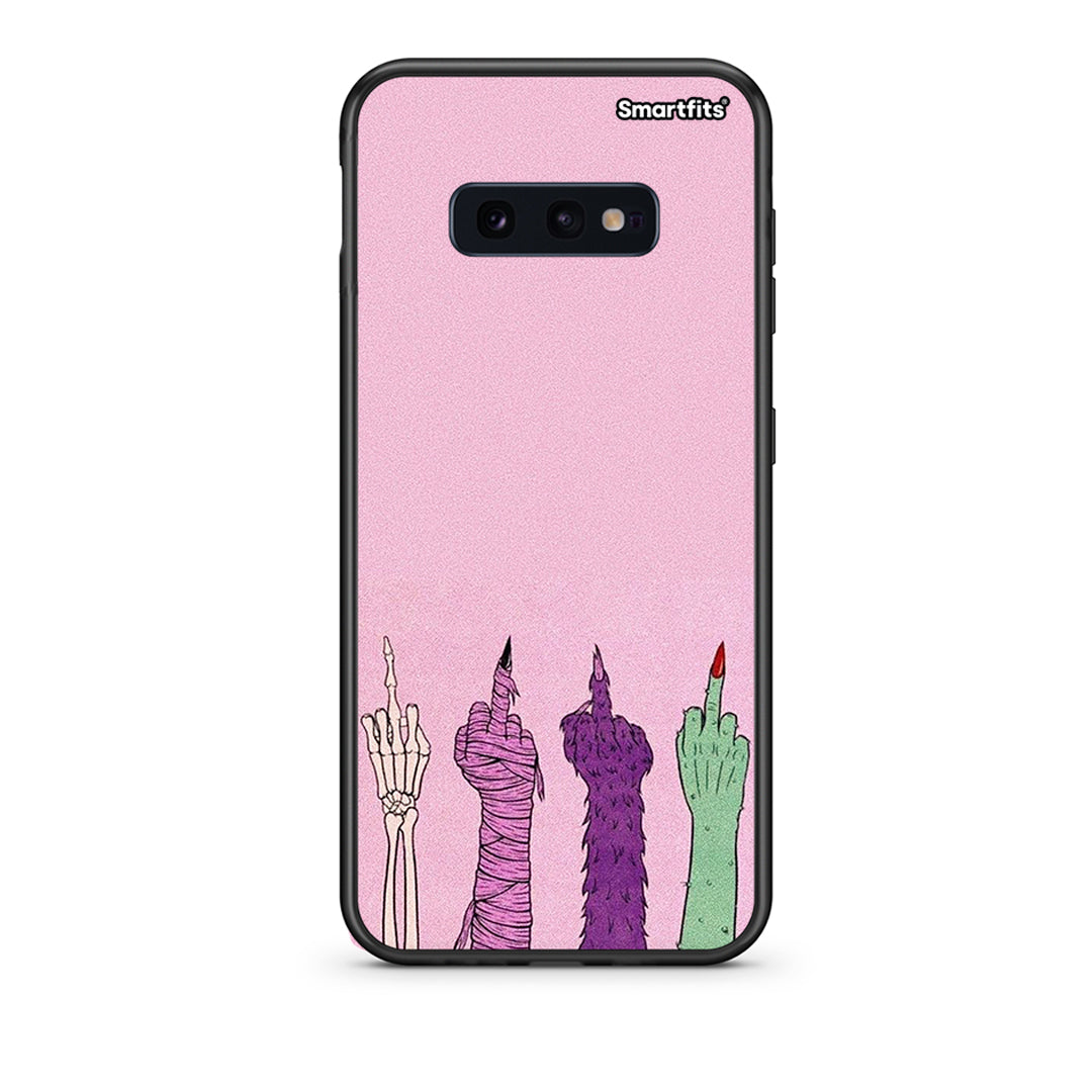 samsung s10e Halloween Be A Lady Θήκη από τη Smartfits με σχέδιο στο πίσω μέρος και μαύρο περίβλημα | Smartphone case with colorful back and black bezels by Smartfits