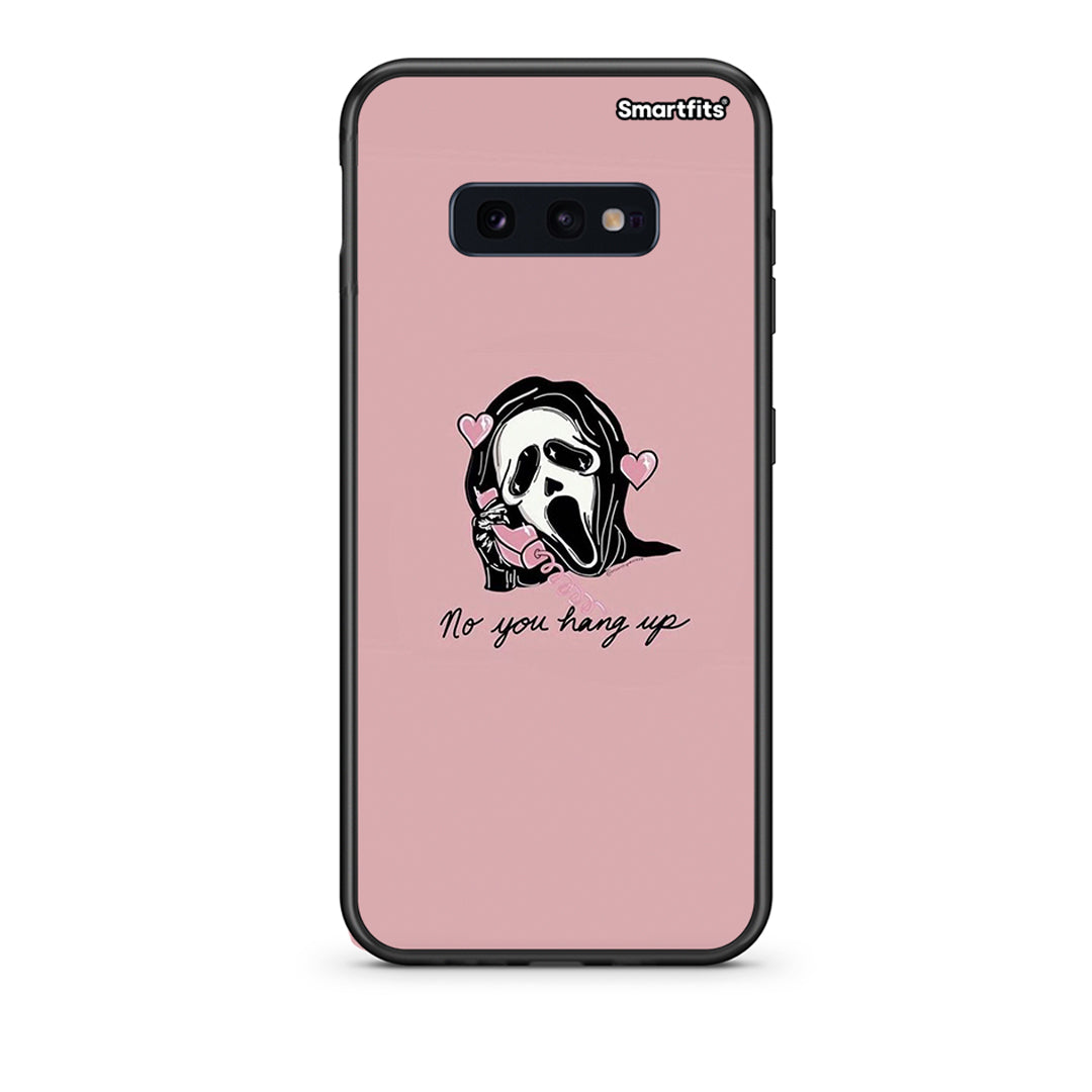 samsung s10e Halloween Hang Up Θήκη από τη Smartfits με σχέδιο στο πίσω μέρος και μαύρο περίβλημα | Smartphone case with colorful back and black bezels by Smartfits