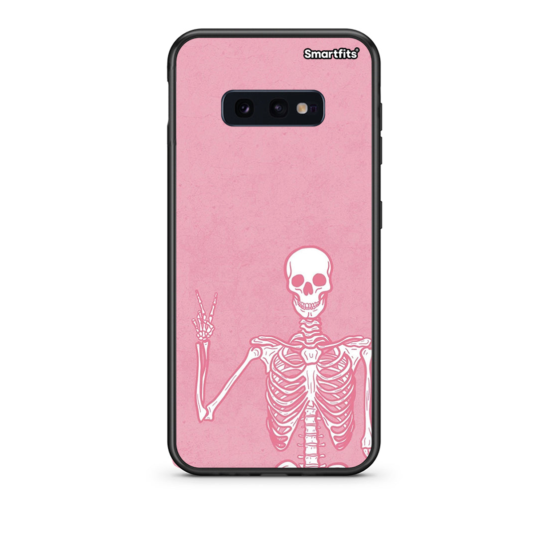 samsung s10e Halloween Motivation Θήκη από τη Smartfits με σχέδιο στο πίσω μέρος και μαύρο περίβλημα | Smartphone case with colorful back and black bezels by Smartfits