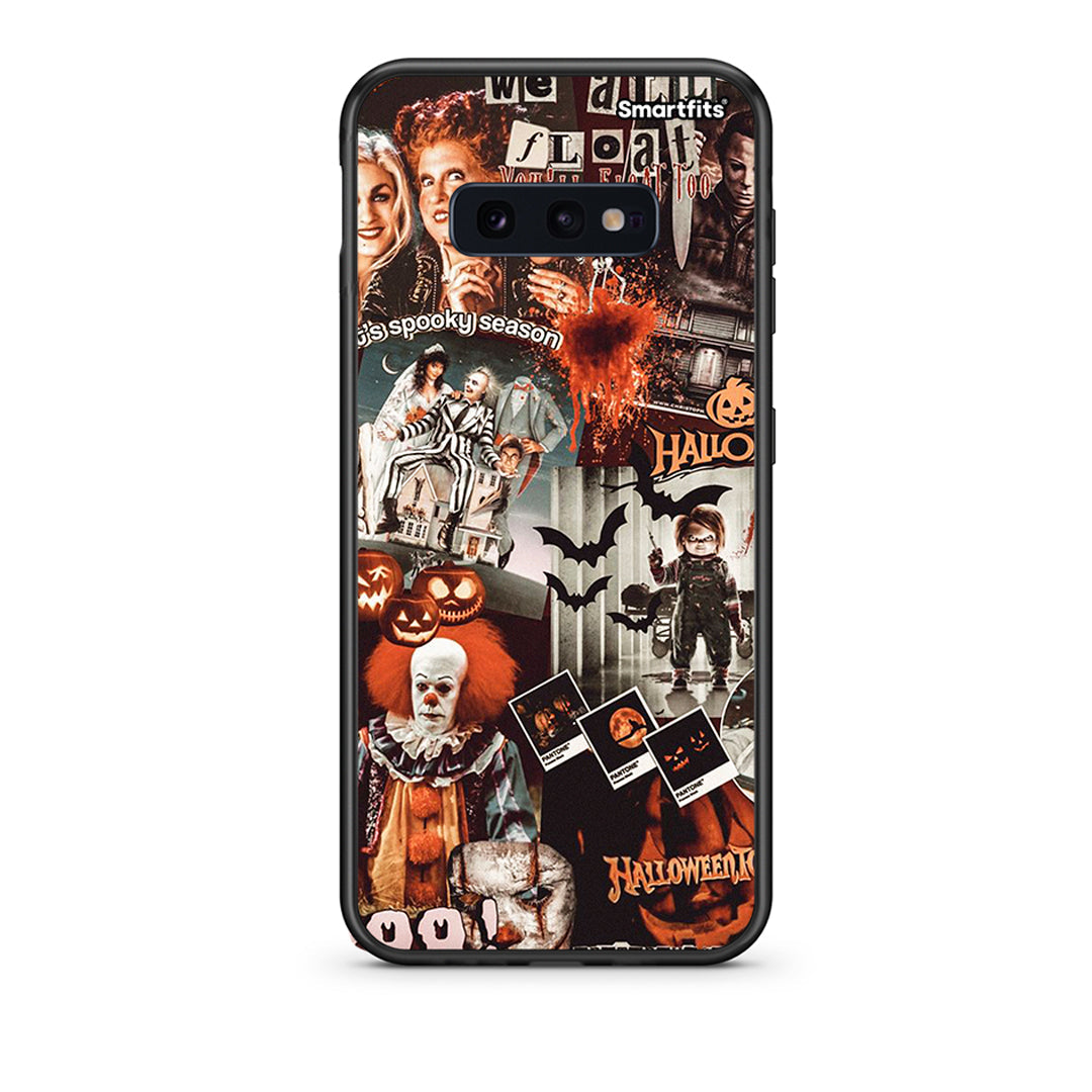 samsung s10e Halloween Spooky Season Θήκη από τη Smartfits με σχέδιο στο πίσω μέρος και μαύρο περίβλημα | Smartphone case with colorful back and black bezels by Smartfits