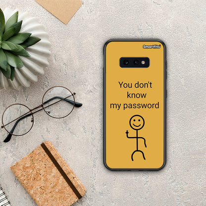 My Password - Samsung Galaxy S10e θήκη