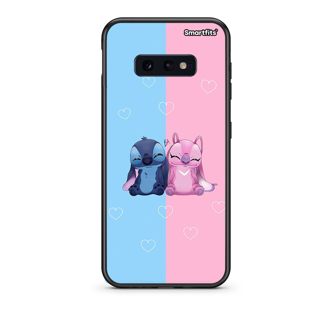 samsung s10e Stitch And Angel θήκη από τη Smartfits με σχέδιο στο πίσω μέρος και μαύρο περίβλημα | Smartphone case with colorful back and black bezels by Smartfits