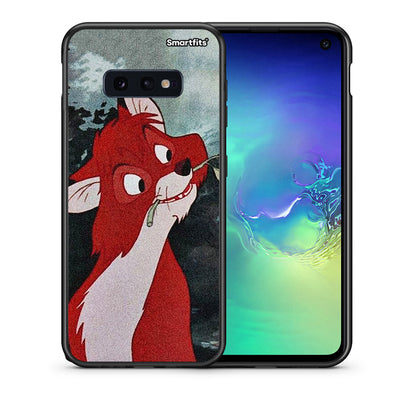 Θήκη Samsung S10e Tod And Vixey Love 1 από τη Smartfits με σχέδιο στο πίσω μέρος και μαύρο περίβλημα | Samsung S10e Tod And Vixey Love 1 case with colorful back and black bezels