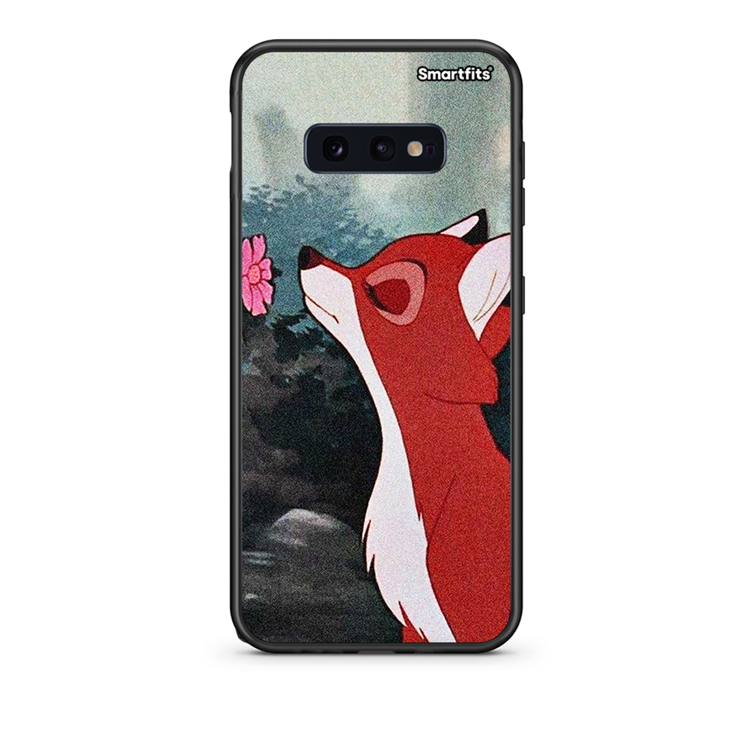 samsung s10e Tod And Vixey Love 2 θήκη από τη Smartfits με σχέδιο στο πίσω μέρος και μαύρο περίβλημα | Smartphone case with colorful back and black bezels by Smartfits