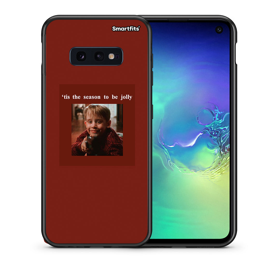 Θήκη Samsung S10e Xmas Ultimate Spirit από τη Smartfits με σχέδιο στο πίσω μέρος και μαύρο περίβλημα | Samsung S10e Xmas Ultimate Spirit case with colorful back and black bezels