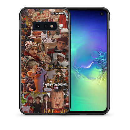 Θήκη Samsung S10e Xmas Wishes από τη Smartfits με σχέδιο στο πίσω μέρος και μαύρο περίβλημα | Samsung S10e Xmas Wishes case with colorful back and black bezels