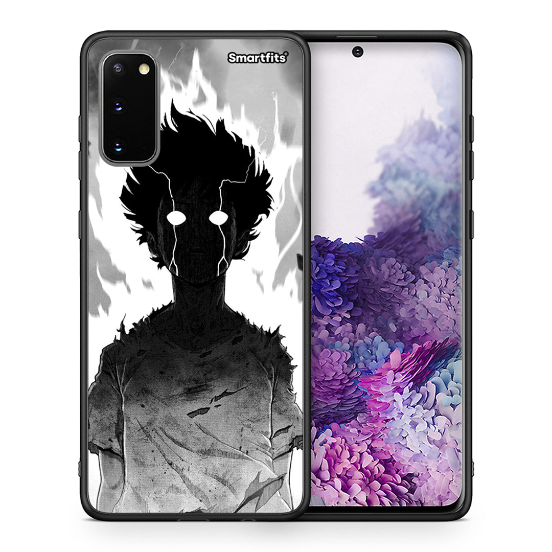 Θήκη Samsung S20 Anime Boy από τη Smartfits με σχέδιο στο πίσω μέρος και μαύρο περίβλημα | Samsung S20 Anime Boy case with colorful back and black bezels