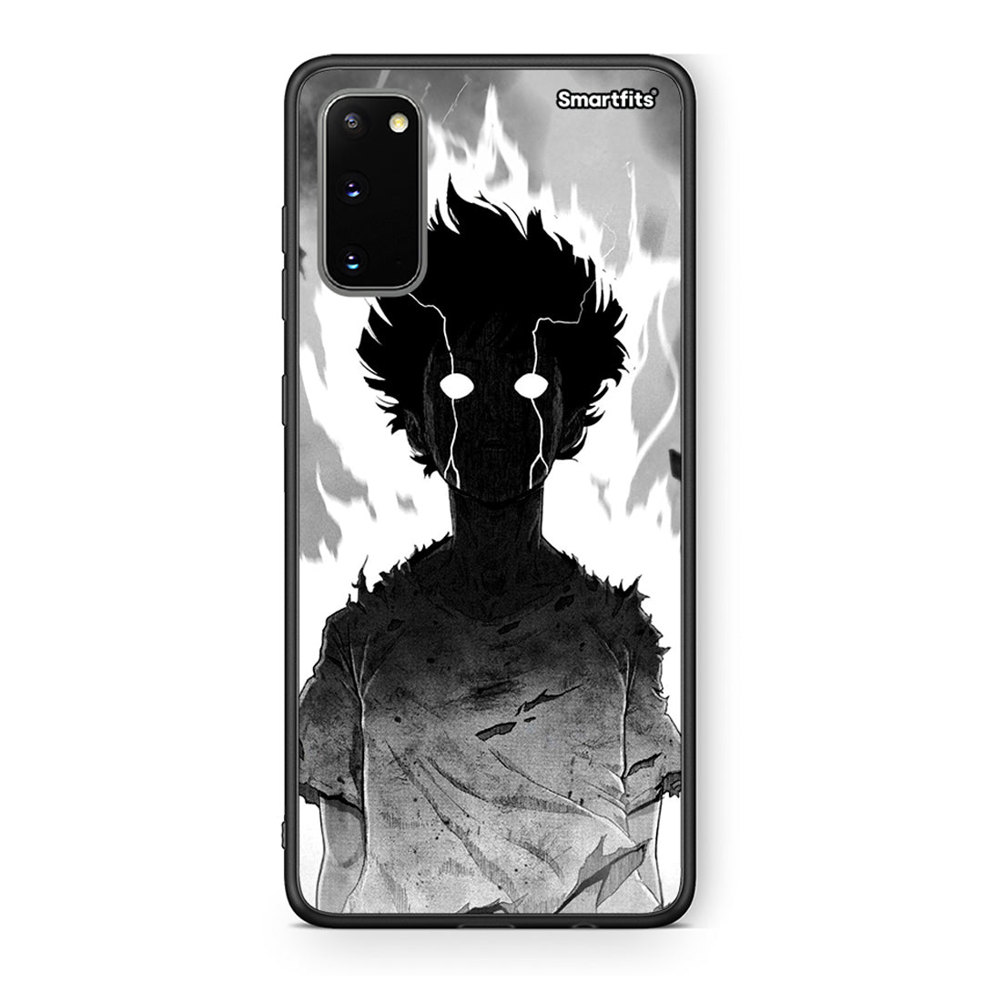 Samsung S20 Anime Boy Θήκη από τη Smartfits με σχέδιο στο πίσω μέρος και μαύρο περίβλημα | Smartphone case with colorful back and black bezels by Smartfits