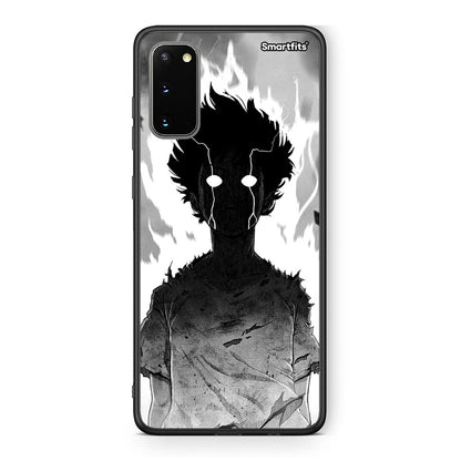 Samsung S20 Anime Boy Θήκη από τη Smartfits με σχέδιο στο πίσω μέρος και μαύρο περίβλημα | Smartphone case with colorful back and black bezels by Smartfits