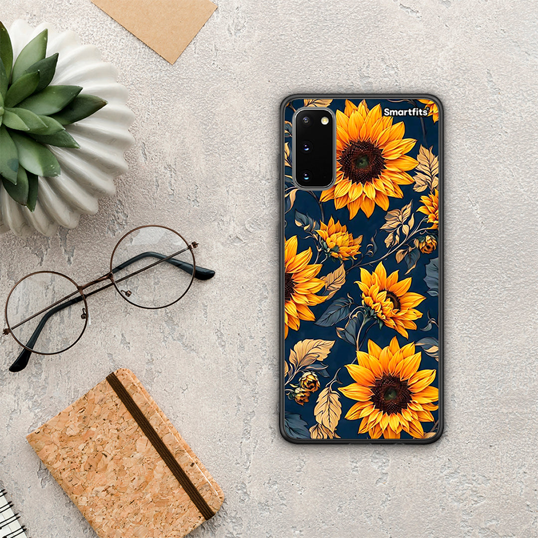 Autumn Sunflowers - Samsung Galaxy S20 θήκη