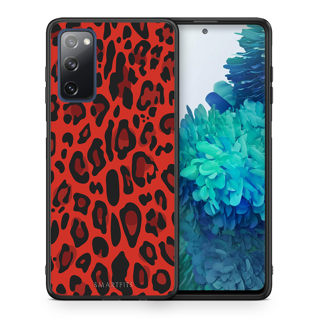 Animal Red Leopard - Samsung Galaxy S20 FE θήκη