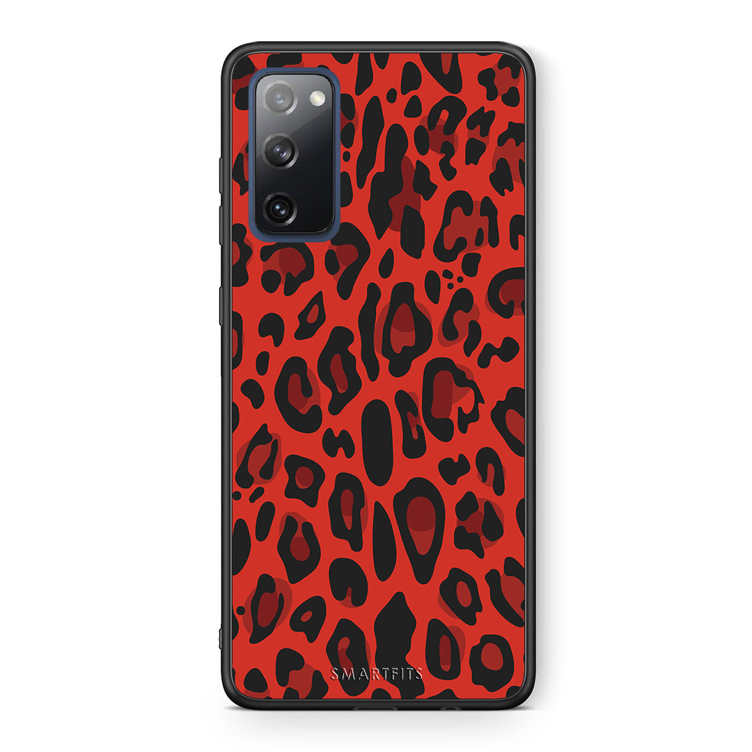 Animal Red Leopard - Samsung Galaxy S20 FE θήκη