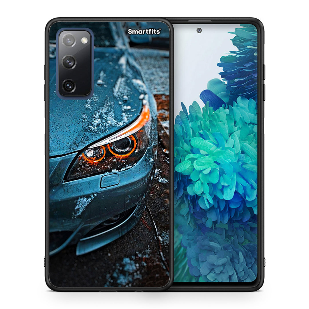 Θήκη Samsung S20 FE Bmw E60 από τη Smartfits με σχέδιο στο πίσω μέρος και μαύρο περίβλημα | Samsung S20 FE Bmw E60 case with colorful back and black bezels