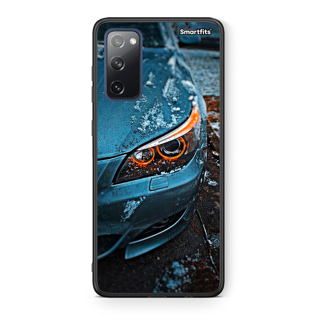 Θήκη Samsung S20 FE Bmw E60 από τη Smartfits με σχέδιο στο πίσω μέρος και μαύρο περίβλημα | Samsung S20 FE Bmw E60 case with colorful back and black bezels
