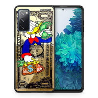 Thumbnail for Θήκη Samsung S20 FE Duck Money από τη Smartfits με σχέδιο στο πίσω μέρος και μαύρο περίβλημα | Samsung S20 FE Duck Money case with colorful back and black bezels