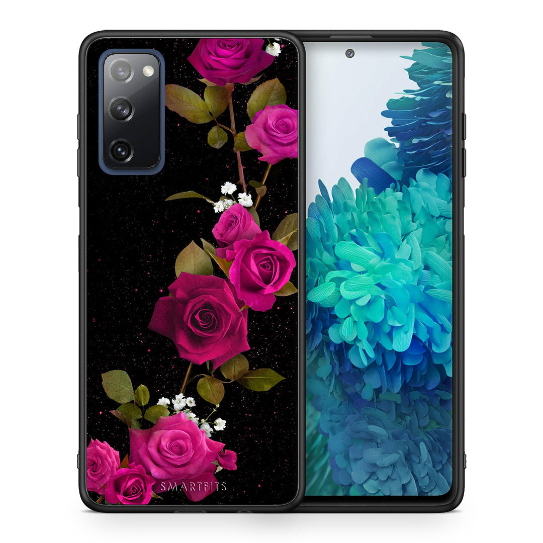 Flower Red Roses - Samsung Galaxy S20 FE θήκη
