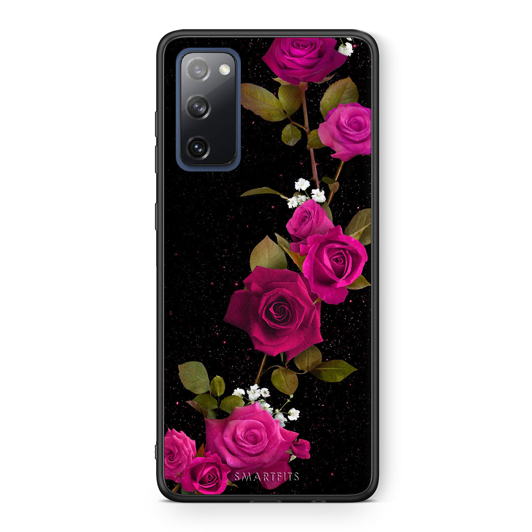 Flower Red Roses - Samsung Galaxy S20 FE θήκη