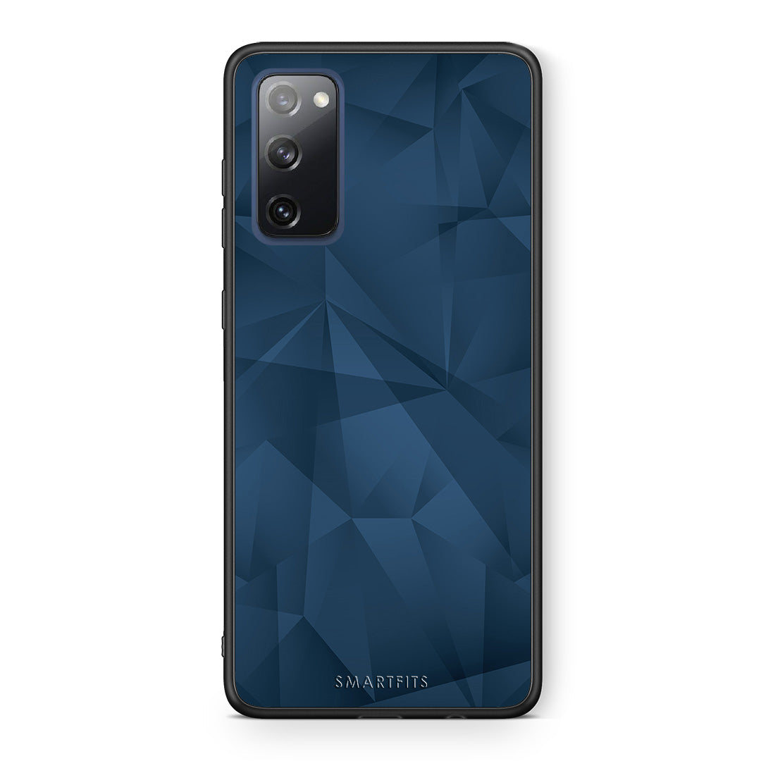 Geometric Blue Abstract - Samsung Galaxy S20 FE θήκη