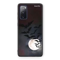 Thumbnail for Θήκη Samsung S20 FE Halloween Bat Night από τη Smartfits με σχέδιο στο πίσω μέρος και μαύρο περίβλημα | Samsung S20 FE Halloween Bat Night case with colorful back and black bezels