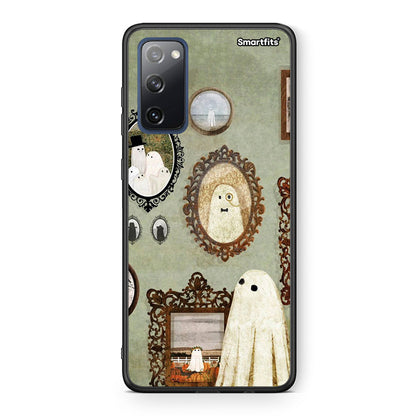 Θήκη Samsung S20 FE Halloween Ghost Season από τη Smartfits με σχέδιο στο πίσω μέρος και μαύρο περίβλημα | Samsung S20 FE Halloween Ghost Season case with colorful back and black bezels