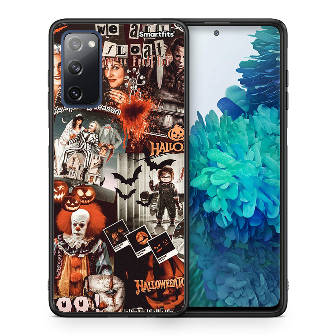 Θήκη Samsung S20 FE Halloween Spooky Season από τη Smartfits με σχέδιο στο πίσω μέρος και μαύρο περίβλημα | Samsung S20 FE Halloween Spooky Season case with colorful back and black bezels