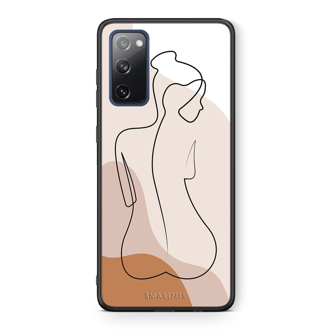 LineArt Woman - Samsung Galaxy S20 FE θήκη