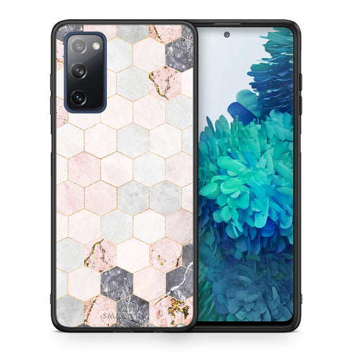 Marble Hexagon Pink - Samsung Galaxy S20 FE θήκη