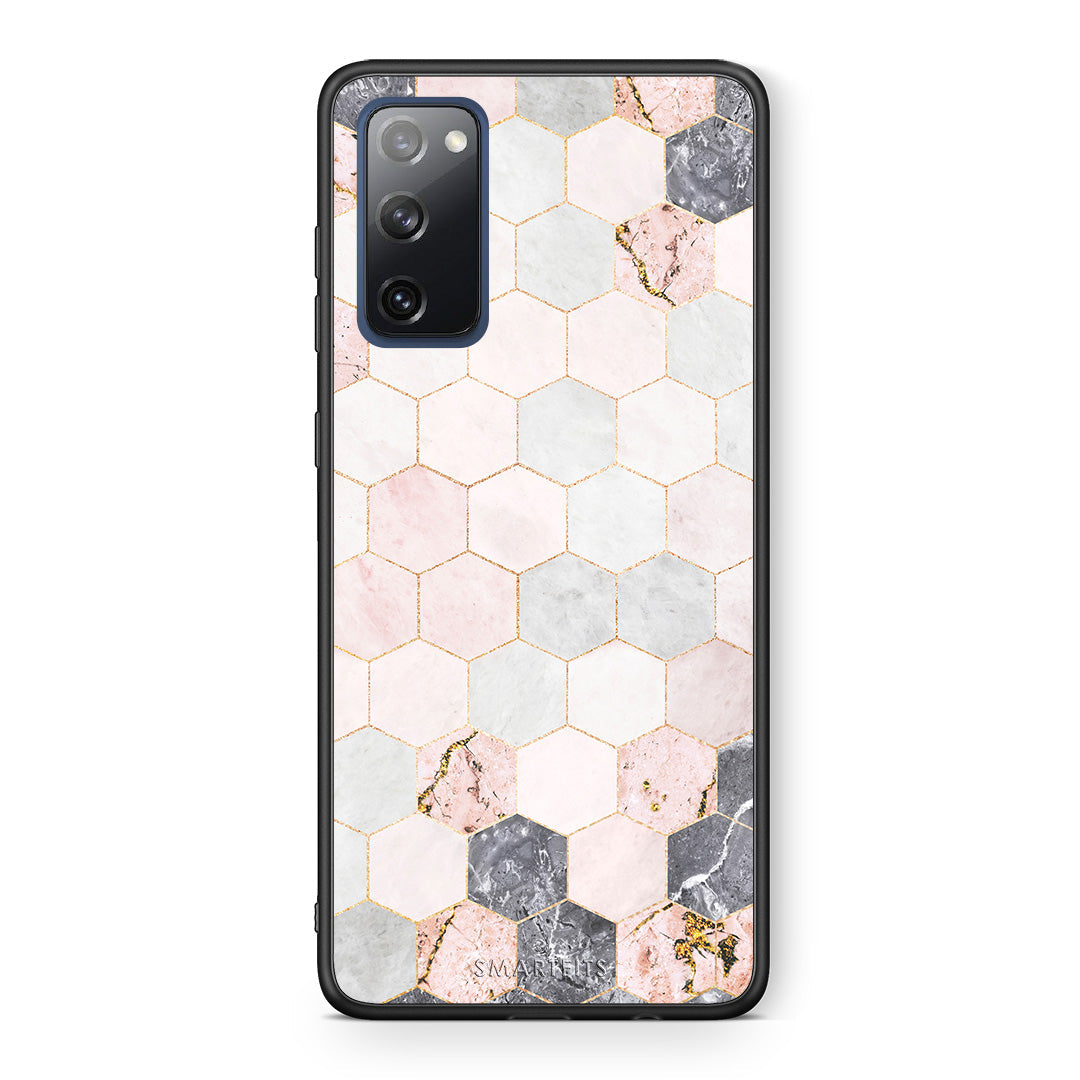 Marble Hexagon Pink - Samsung Galaxy S20 FE θήκη
