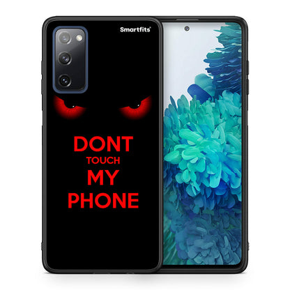 Θήκη Samsung S20 FE Touch My Phone από τη Smartfits με σχέδιο στο πίσω μέρος και μαύρο περίβλημα | Samsung S20 FE Touch My Phone case with colorful back and black bezels