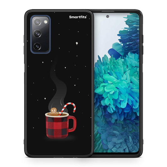 Θήκη Samsung S20 FE Xmas Bathing από τη Smartfits με σχέδιο στο πίσω μέρος και μαύρο περίβλημα | Samsung S20 FE Xmas Bathing case with colorful back and black bezels