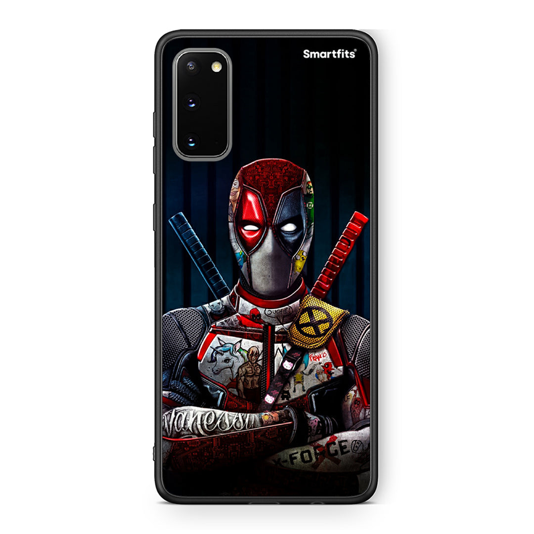 Samsung S20 Funny Guy θήκη από τη Smartfits με σχέδιο στο πίσω μέρος και μαύρο περίβλημα | Smartphone case with colorful back and black bezels by Smartfits