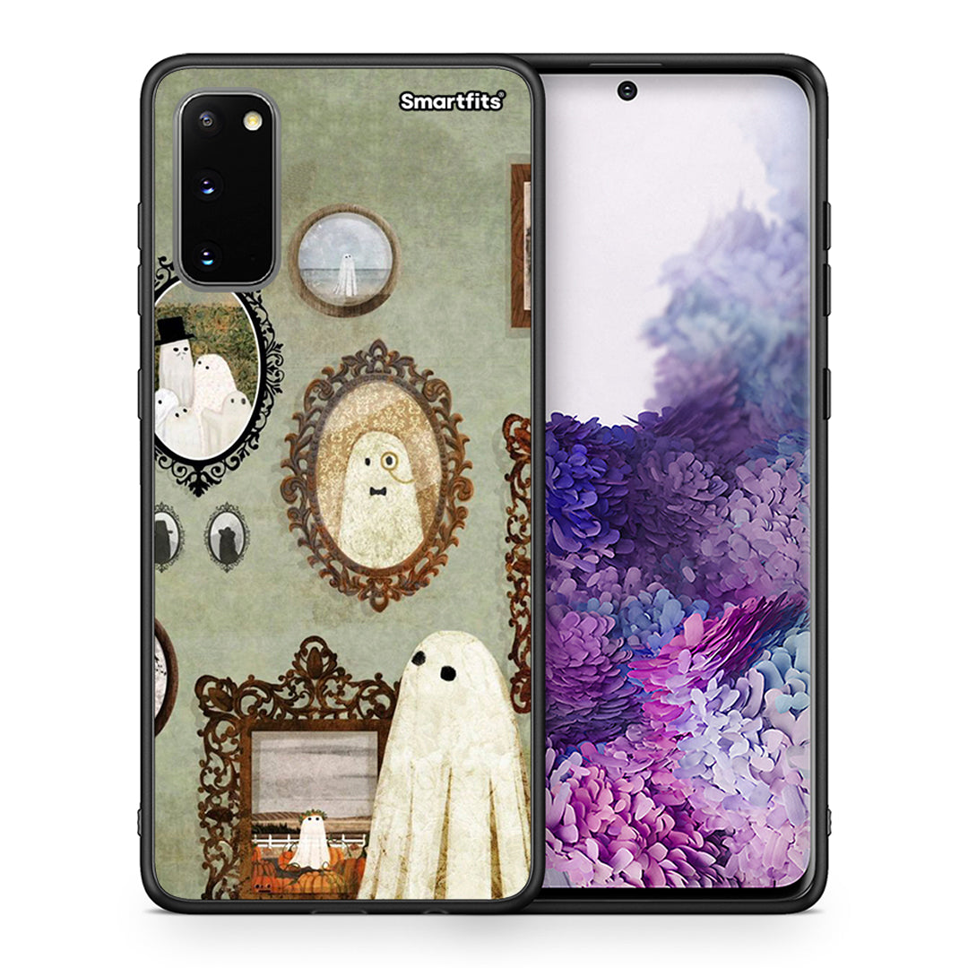 Θήκη Samsung S20 Halloween Ghost Season από τη Smartfits με σχέδιο στο πίσω μέρος και μαύρο περίβλημα | Samsung S20 Halloween Ghost Season case with colorful back and black bezels