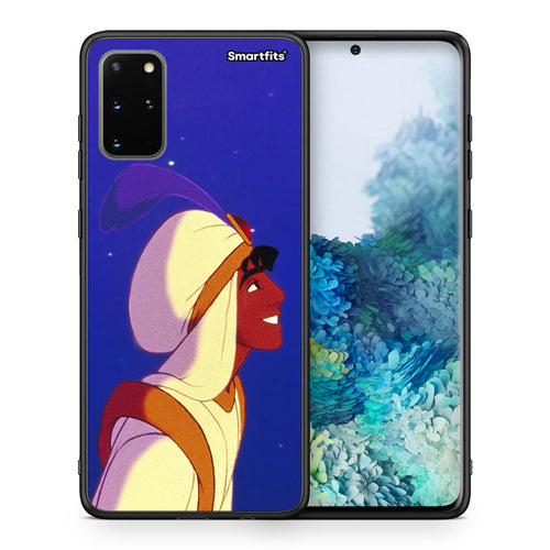 Θήκη Samsung S20 Plus Alladin And Jasmine Love 1 από τη Smartfits με σχέδιο στο πίσω μέρος και μαύρο περίβλημα | Samsung S20 Plus Alladin And Jasmine Love 1 case with colorful back and black bezels