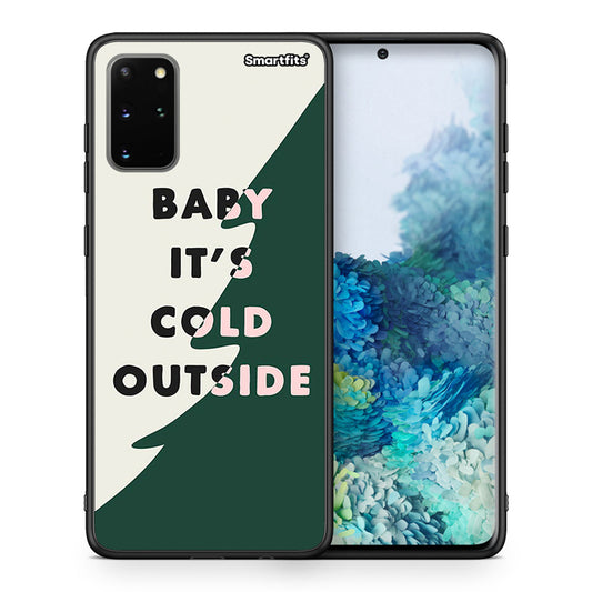 Θήκη Samsung S20 Plus Cold Outside από τη Smartfits με σχέδιο στο πίσω μέρος και μαύρο περίβλημα | Samsung S20 Plus Cold Outside case with colorful back and black bezels