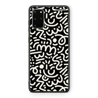 Thumbnail for Samsung S20 Plus Doodle Art Θήκη από τη Smartfits με σχέδιο στο πίσω μέρος και μαύρο περίβλημα | Smartphone case with colorful back and black bezels by Smartfits