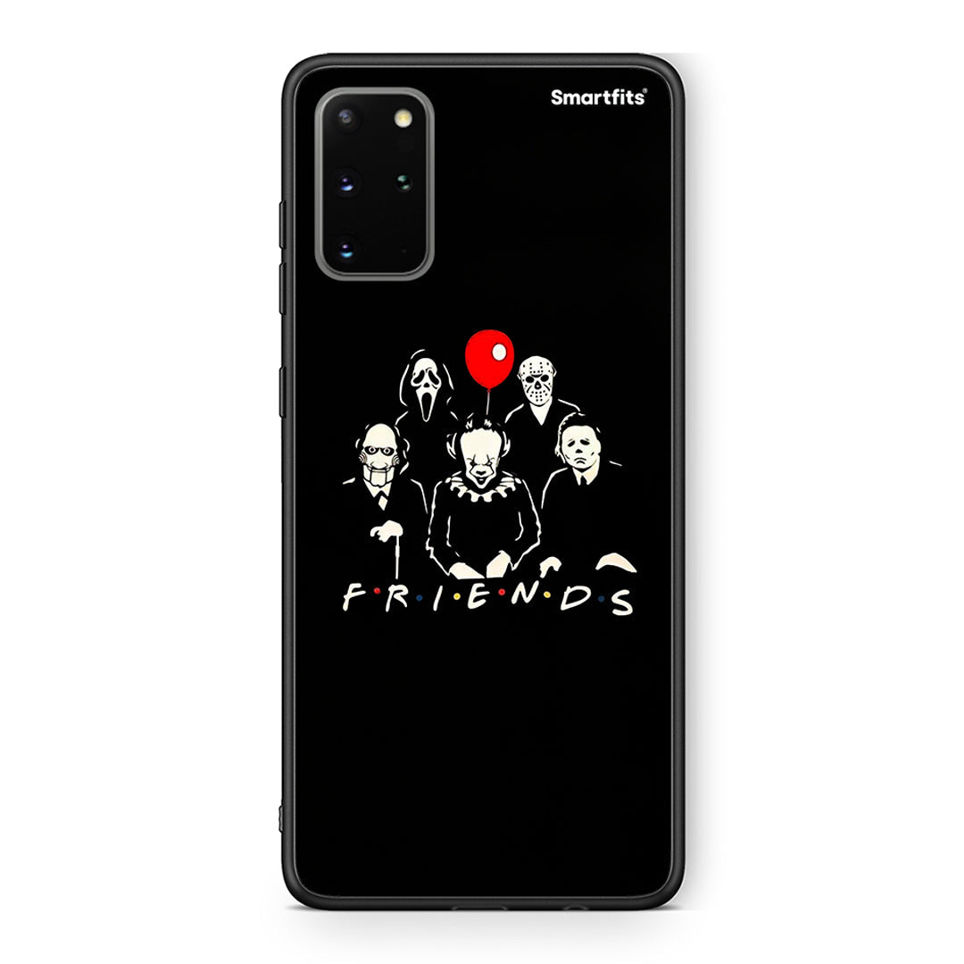 Samsung S20 Plus Halloween Friends Θήκη από τη Smartfits με σχέδιο στο πίσω μέρος και μαύρο περίβλημα | Smartphone case with colorful back and black bezels by Smartfits