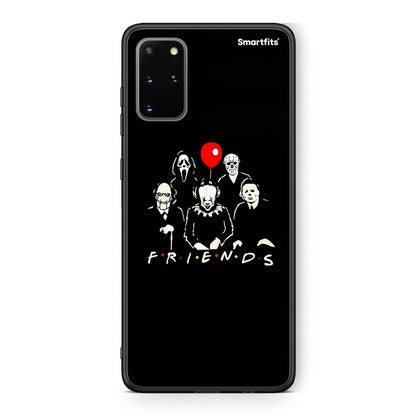 Samsung S20 Plus Halloween Friends Θήκη από τη Smartfits με σχέδιο στο πίσω μέρος και μαύρο περίβλημα | Smartphone case with colorful back and black bezels by Smartfits