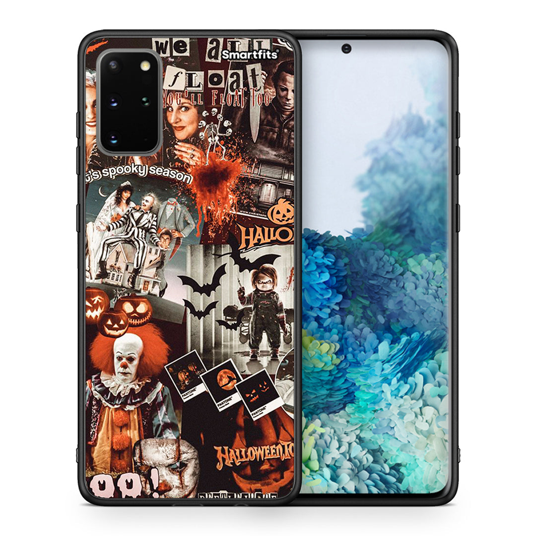 Θήκη Samsung S20 Plus Halloween Spooky Season από τη Smartfits με σχέδιο στο πίσω μέρος και μαύρο περίβλημα | Samsung S20 Plus Halloween Spooky Season case with colorful back and black bezels