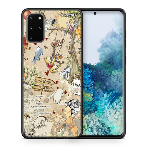 Θήκη Samsung S20 Plus Happy Friends από τη Smartfits με σχέδιο στο πίσω μέρος και μαύρο περίβλημα | Samsung S20 Plus Happy Friends case with colorful back and black bezels