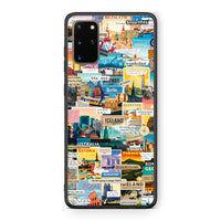 Thumbnail for Samsung S20 Plus Live To Travel θήκη από τη Smartfits με σχέδιο στο πίσω μέρος και μαύρο περίβλημα | Smartphone case with colorful back and black bezels by Smartfits