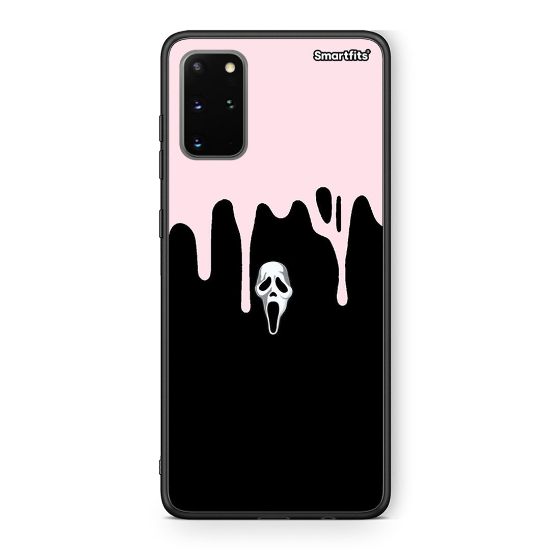 Samsung S20 Plus Melting Halloween Mask Θήκη από τη Smartfits με σχέδιο στο πίσω μέρος και μαύρο περίβλημα | Smartphone case with colorful back and black bezels by Smartfits