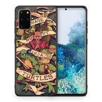 Thumbnail for Θήκη Samsung S20 Plus Ninja Turtles από τη Smartfits με σχέδιο στο πίσω μέρος και μαύρο περίβλημα | Samsung S20 Plus Ninja Turtles case with colorful back and black bezels