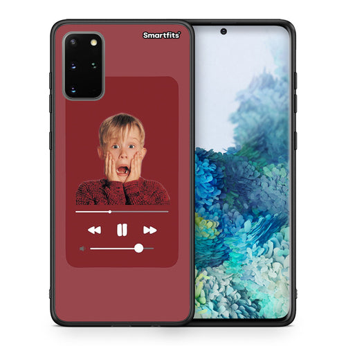 Θήκη Samsung S20 Plus Xmas Alone Music από τη Smartfits με σχέδιο στο πίσω μέρος και μαύρο περίβλημα | Samsung S20 Plus Xmas Alone Music case with colorful back and black bezels