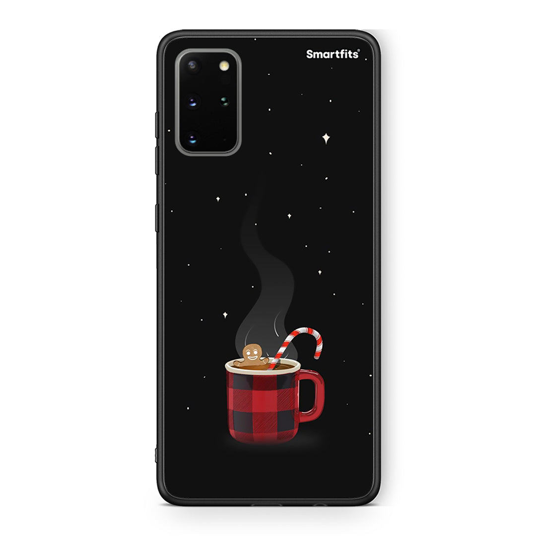 Samsung S20 Plus Xmas Bathing θήκη από τη Smartfits με σχέδιο στο πίσω μέρος και μαύρο περίβλημα | Smartphone case with colorful back and black bezels by Smartfits