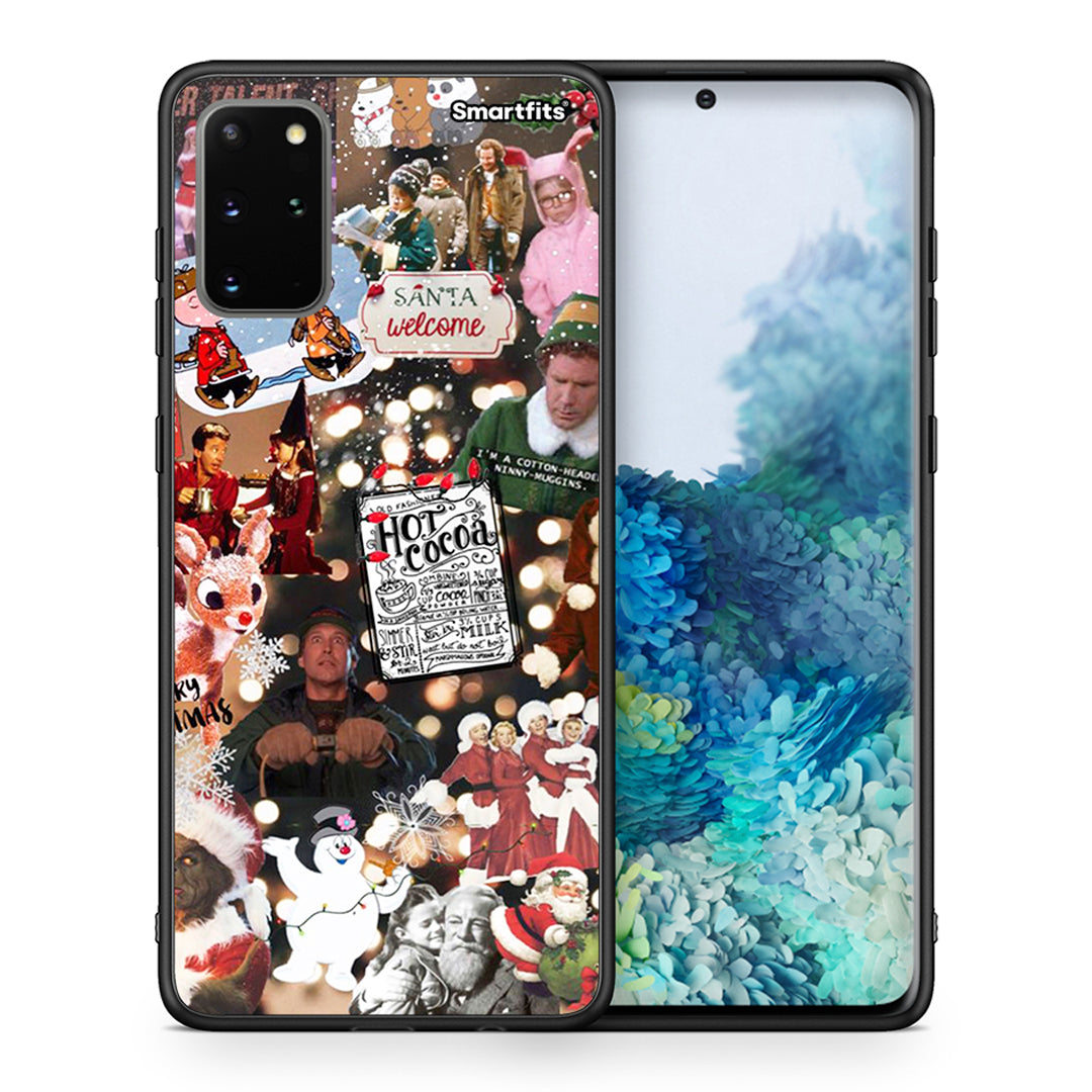 Θήκη Samsung S20 Plus Xmas Movies από τη Smartfits με σχέδιο στο πίσω μέρος και μαύρο περίβλημα | Samsung S20 Plus Xmas Movies case with colorful back and black bezels