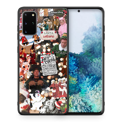 Θήκη Samsung S20 Plus Xmas Movies από τη Smartfits με σχέδιο στο πίσω μέρος και μαύρο περίβλημα | Samsung S20 Plus Xmas Movies case with colorful back and black bezels