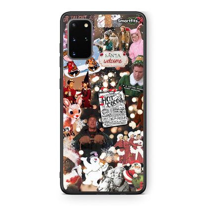 Samsung S20 Plus Xmas Movies θήκη από τη Smartfits με σχέδιο στο πίσω μέρος και μαύρο περίβλημα | Smartphone case with colorful back and black bezels by Smartfits