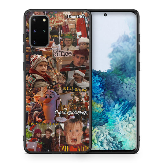 Θήκη Samsung S20 Plus Xmas Wishes από τη Smartfits με σχέδιο στο πίσω μέρος και μαύρο περίβλημα | Samsung S20 Plus Xmas Wishes case with colorful back and black bezels