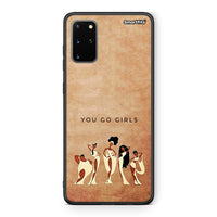 Thumbnail for Samsung S20 Plus You Go Girl θήκη από τη Smartfits με σχέδιο στο πίσω μέρος και μαύρο περίβλημα | Smartphone case with colorful back and black bezels by Smartfits